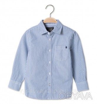 Рубашка полосатая на мальчика от немецкого бренда C&A
В наличии размер:122 см
. . фото 1