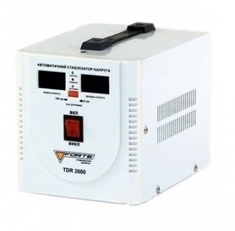 Стабилизатор напряжения Forte TDR-2000VA. Житомир. фото 1 Стабилизатор напряжения Forte TDR-2000VA. Житомир. фото 1