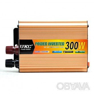 
 Преобразователь авто (инвертор) UKC 12V-220V 300W постоянного тока в переменны. . фото 1