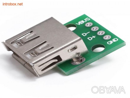 Модуль USB-AF PCB гнездо на плате.Страница товара на нашем сайте https://introbo. . фото 1