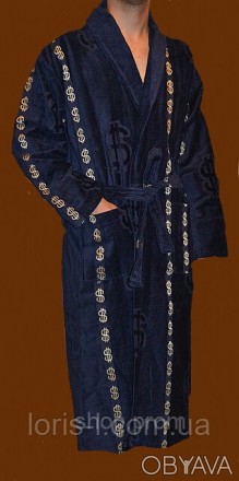 мужские махровые халаты производства Турции. Размеры XL- 4XL. размеру 2XL соотве. . фото 1