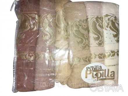 Качественные махровые полотенца для лица фирмы Pupilla. Размер полотенец - 50х70. . фото 1