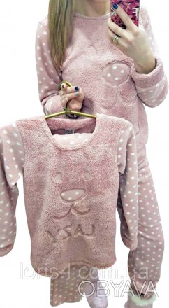 Комбинированная пижамка для девочек и девушек. Состав пижамок - рукава и брюки -. . фото 1
