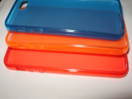 Стильный силиконовый цветной TPU чехол iPhone 5 5S SE
 цвета: голубой, розовый,. . фото 11