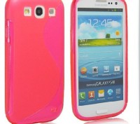 S-line TPU Силиконовый чехол для Samsung i9300 Galaxy S3
 Цвета:   красный

н. . фото 3