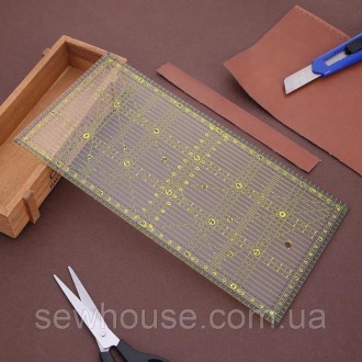 Линейка для пэчворка 23×23 см.. Кривий Ріг. фото 1 Линейка для пэчворка 23×23 см.. Кривий Ріг. фото 1