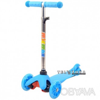 Самокат детский Mini Color – яркий кикборд со светящимися колесами предназначен . . фото 1