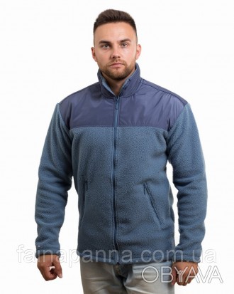 Теплая мужская куртка изготовлена из качественного материала флис. 
Модель с дли. . фото 1
