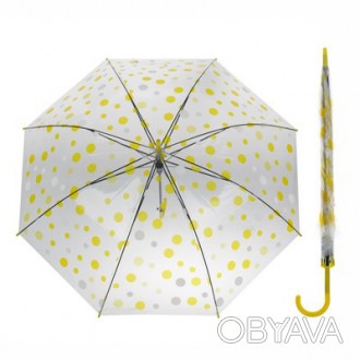 Предлагаем Вашему вниманию стильные прозрачные зонты трость в горошек. Необходим. . фото 1
