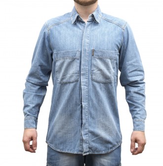 Рубашка мужская джинсовая Crown Jeans модель 956 (R075) Vintage Denim M . Черновцы. фото 1 Рубашка мужская джинсовая Crown Jeans модель 956 (R075) Vintage Denim M . Черновцы. фото 1