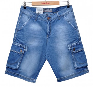 Шорты джинсовые мужские Crown Jeans модель 2655 (DN60). Чернівці. фото 1 Шорты джинсовые мужские Crown Jeans модель 2655 (DN60). Чернівці. фото 1