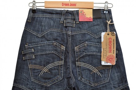 РАЗМЕРНАЯ СЕТКА:
Как провести замеры джинсов:
Продукция торговой марки Crown Jea. . фото 11