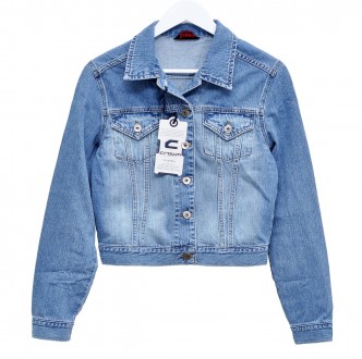 Женская джинсовая куртка Crown Jeans модель 405 (IGLO BLUE) Vintage denim collec. Черновцы. фото 1 Женская джинсовая куртка Crown Jeans модель 405 (IGLO BLUE) Vintage denim collec. Черновцы. фото 1