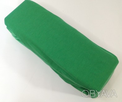 Простынь на резинке 160х200х20 трикотажная зеленая
Подходит на матрас размером 1. . фото 1
