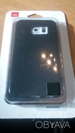 Чохол Samsung Galaxy S6 Edge Black Verizon High Gloss Silicone Case for Samsung . . фото 1