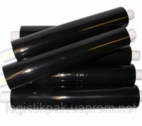 Стретч-пленка черного цвета длиной 100 метров применяется для обмотки различных . . фото 2