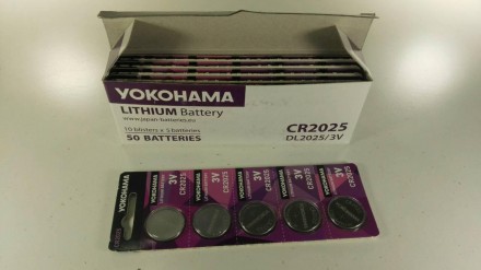 Элемент питания (батарейка) Таблетки Yokohama 2025 (А5) (5 шт). Харьков. фото 1 Элемент питания (батарейка) Таблетки Yokohama 2025 (А5) (5 шт). Харьков. фото 1