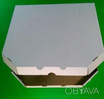 Коробки для піци виготовлені з якісного, сертифікованого мікрогофрокартону, марк. . фото 1