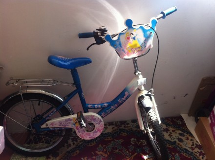 Продам детский велосипед для девочки в хорошем состоянии. Размер колес 18 дюймов. . фото 2