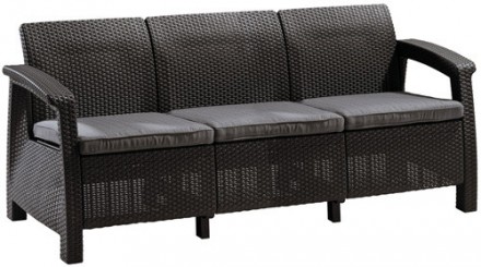 https://allibert-keter.com.ua/

Тримісний стильний диван (софа) виготовлено з . . фото 2