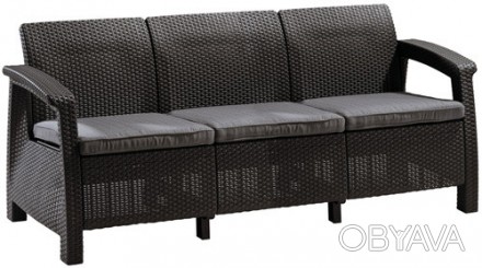 https://allibert-keter.com.ua/

Тримісний стильний диван (софа) виготовлено з . . фото 1