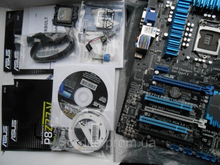 Топовая материнская плата на Socket 1155 - Asus P8Z77-V PRO/THUNDERBOLT (Rev.1.0. Токмак. фото 1 Топовая материнская плата на Socket 1155 - Asus P8Z77-V PRO/THUNDERBOLT (Rev.1.0. Токмак. фото 1