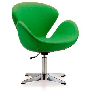 Кресло современное SWAN, сиденье, материал каркаса металл и формованный и эласти. . фото 2