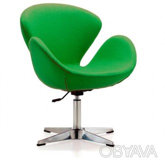 Кресло современное SWAN, сиденье, материал каркаса металл и формованный и эласти. . фото 1