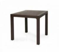 Обеденный стол из ротанга Лагуна (Laguna) - квадратный стол (размер 80*80 см) дл. . фото 2