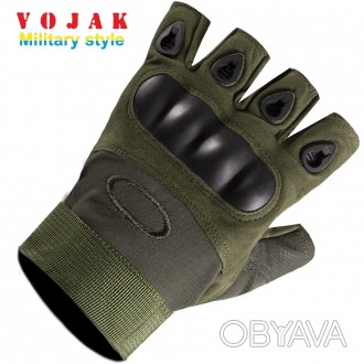 Тактические перчатки Oakley с ударными вставками, антискользящими нашивками, рег. . фото 1