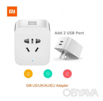 Для работы Xiaomi Mi Home (Mijia) Smart Socket Bluetooth Gateway Edition.2 usb в. . фото 1