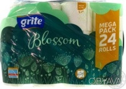 Бумага туалетная Grite Blossom 24шт/уп. . фото 1