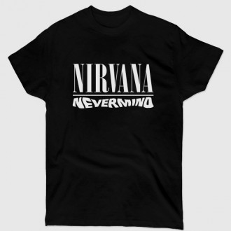 Черная футболка Nirvana Nevermind унисекс футболки Нирвана Курт Кобейн. Київ. фото 1 Черная футболка Nirvana Nevermind унисекс футболки Нирвана Курт Кобейн. Київ. фото 1