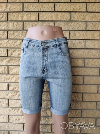 Бриджи женские джинсовые стрейчевые VALIANT, 98% коттон, 2% эластан.
Очень хорош. . фото 1