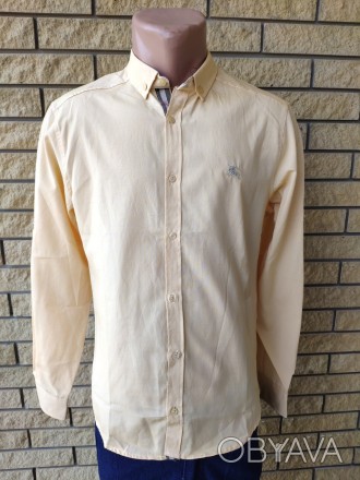 Рубашка мужская коттоновая брендовая высокого качества BURBERRI, Турция, 100% ко. . фото 1