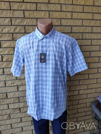 Рубашка мужская летняя коттоновая брендовая высокого качества ALPACHINOI, Турция. . фото 1