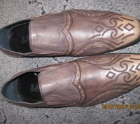 Красивые мужские туфли Польского производства из натуральной кожи.. . фото 2