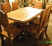 Купити дерев'яний стіл, Стіл Квадрат Під Старину
Потужний, міцний стіл &qu. . фото 5