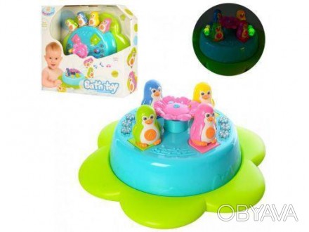 Музыкальная игрушка для ванной, с подсветкой "Фонтанчик" CS009,Фонтанчик іграшко. . фото 1