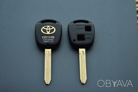 Корпус авто ключа Toyota Avensis, Yaris (Тойота Авенсис, Ярис) 3 кнопки, лезвие . . фото 1