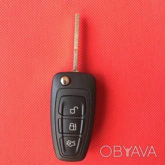 Корпус выкидного ключ для FORD (Форд) Fiesta,Focus,Fusion,Mondeo 3 - кнопки, лез. . фото 1