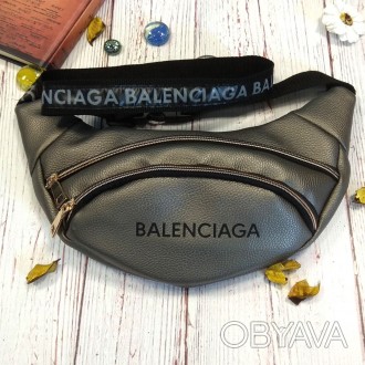 Стильная бананка, поясная сумка Balenciaga, баленсиага для женьщин на каждый ден. . фото 1
