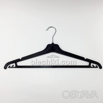 Пластиковые вешалки плечики для одежды W-PY45 чёрного цвета.
Цена указана за 1 ш. . фото 1