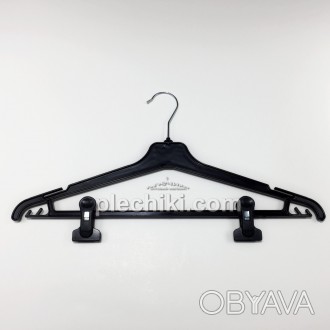 Пластиковые вешалки плечики для одежды W-PYz45 чёрного цвета.
Цена указана за 1 . . фото 1