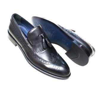 
Кожаные мужские туфли хорошо сочетаются с деловым стилем одежды. Туфли сделаны . . фото 3