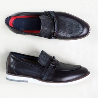  
Кожаные мужские туфли хорошо сочетаются с деловым стилем одежды. Туфли сделаны. . фото 6