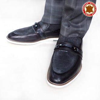  
Кожаные мужские туфли хорошо сочетаются с деловым стилем одежды. Туфли сделаны. . фото 5
