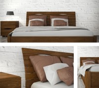 Ліжко двоспальне, Ліжко "Маріта N" / з підйомним механізмом
Дерев&#03. . фото 5