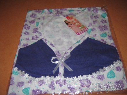 Ночная рубашка женская Ясмин, чистый 100% хлопок, производство Узбекистан, на бе. . фото 1