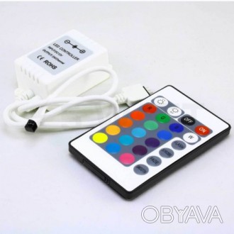 Контроллер RGB OEM 6А-IR-24 кнопки в комплекте с пультом. (возможна доукомплекта. . фото 1